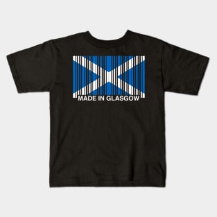 Made in Glasgow Funny Scottish Flag Kids T-Shirt